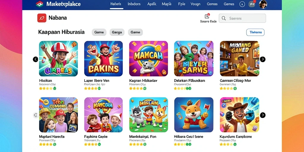 Pemandangan menyeramkan di level terbaru, siap menjelajah.