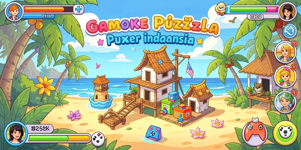 Visual permainan dengan grafis menawan dan detail yang tajam.