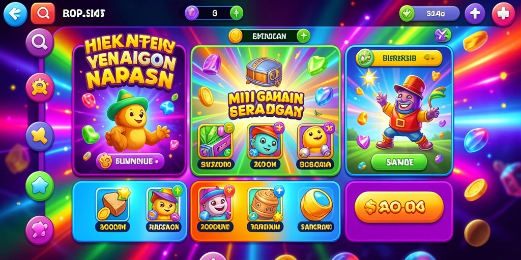 Screenshot 3 menunjukkan leaderboard kompetisi antar pemain.